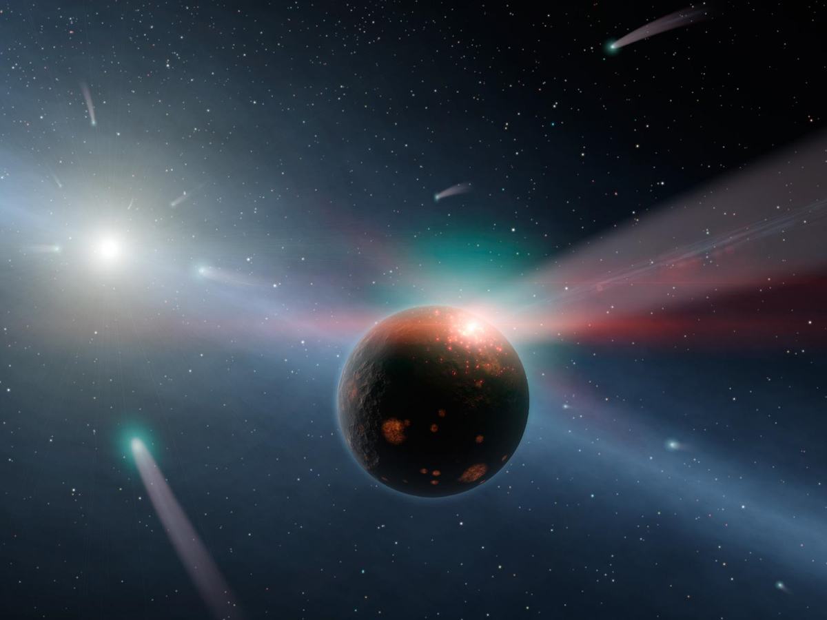 Did Comet Impacts Spur Life on Earth?
